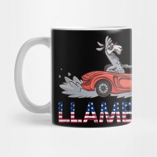 Llamerica funny llama funny alpaca america Mug